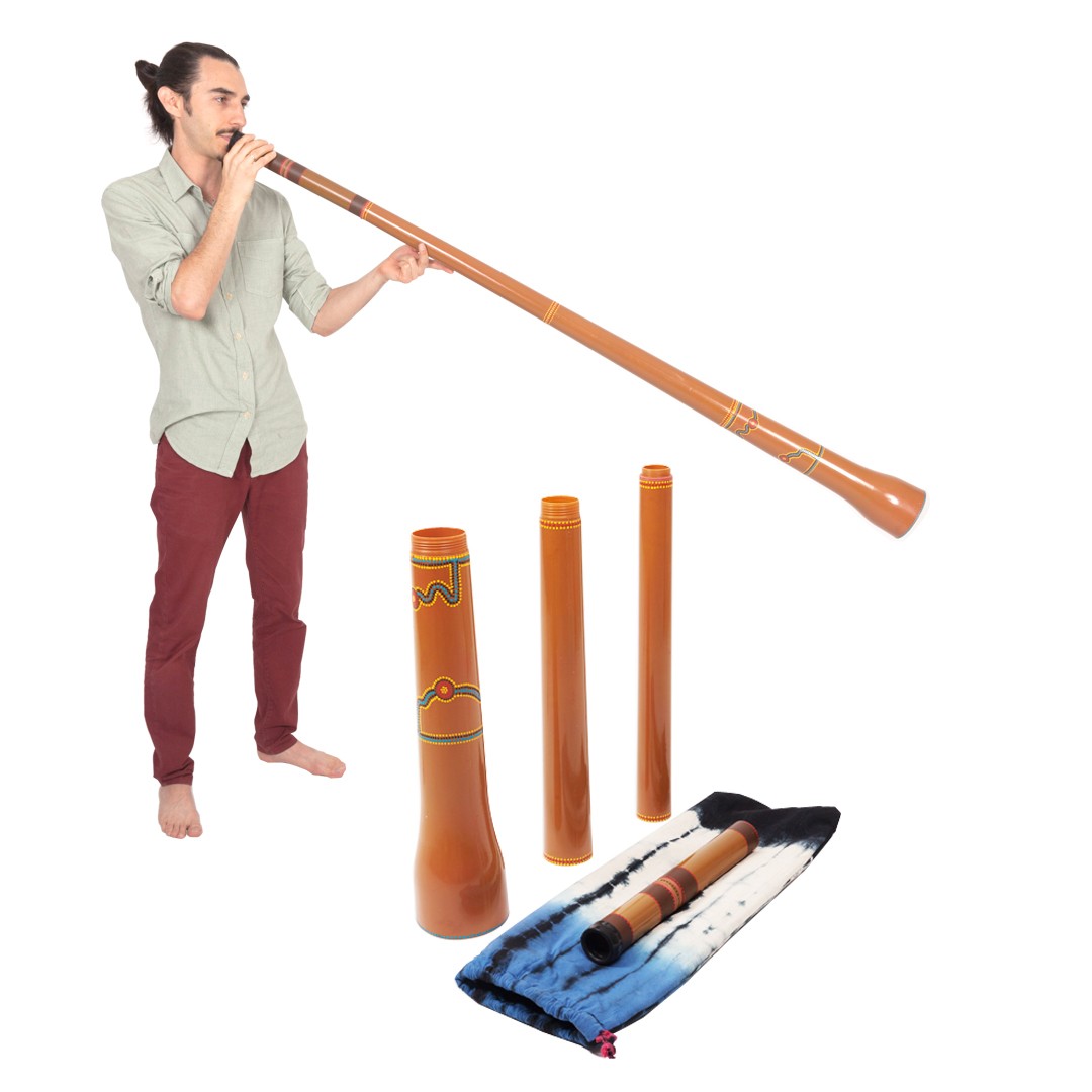 Travel Didgeridoo with Padded Carrying Bag - Lightweight and Versatile