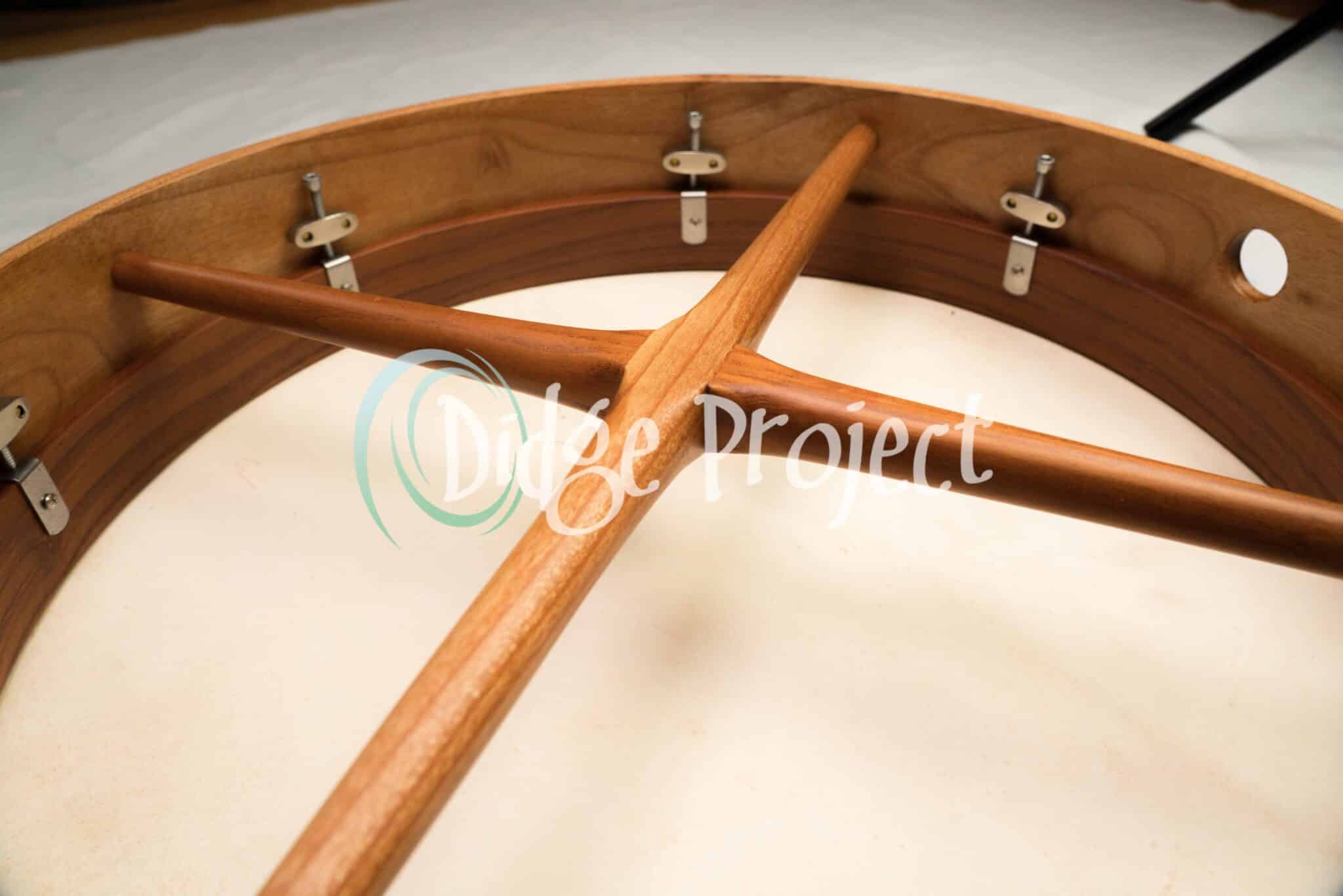 Tunable 18" MiddleEastern/Shamanic Frame Drum with Beater, Tipper and