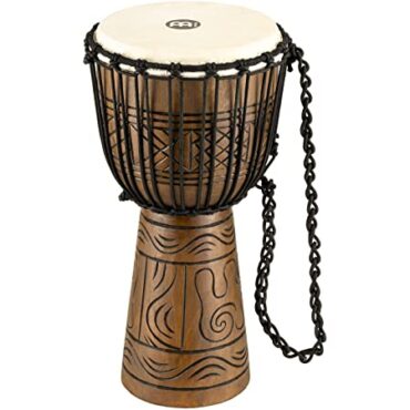 Rope Tuned Brown Wood Djembe - Artifact Series from Meinl (3 Sizes)