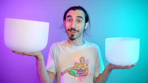 432hz Crystal Singing Bowls by Meinl Sonic Energy: Individual and