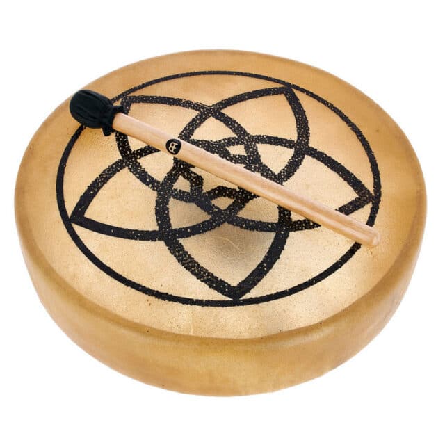 15" Native American Style Hoop Drum with Beater by Meinl (4 Designs
