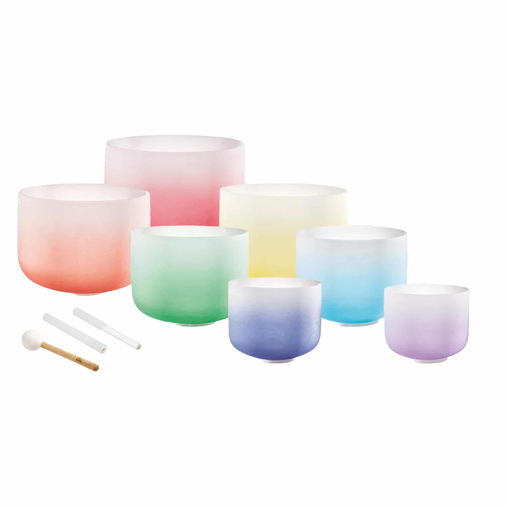 Crystal Singing Bowls Chakra Set