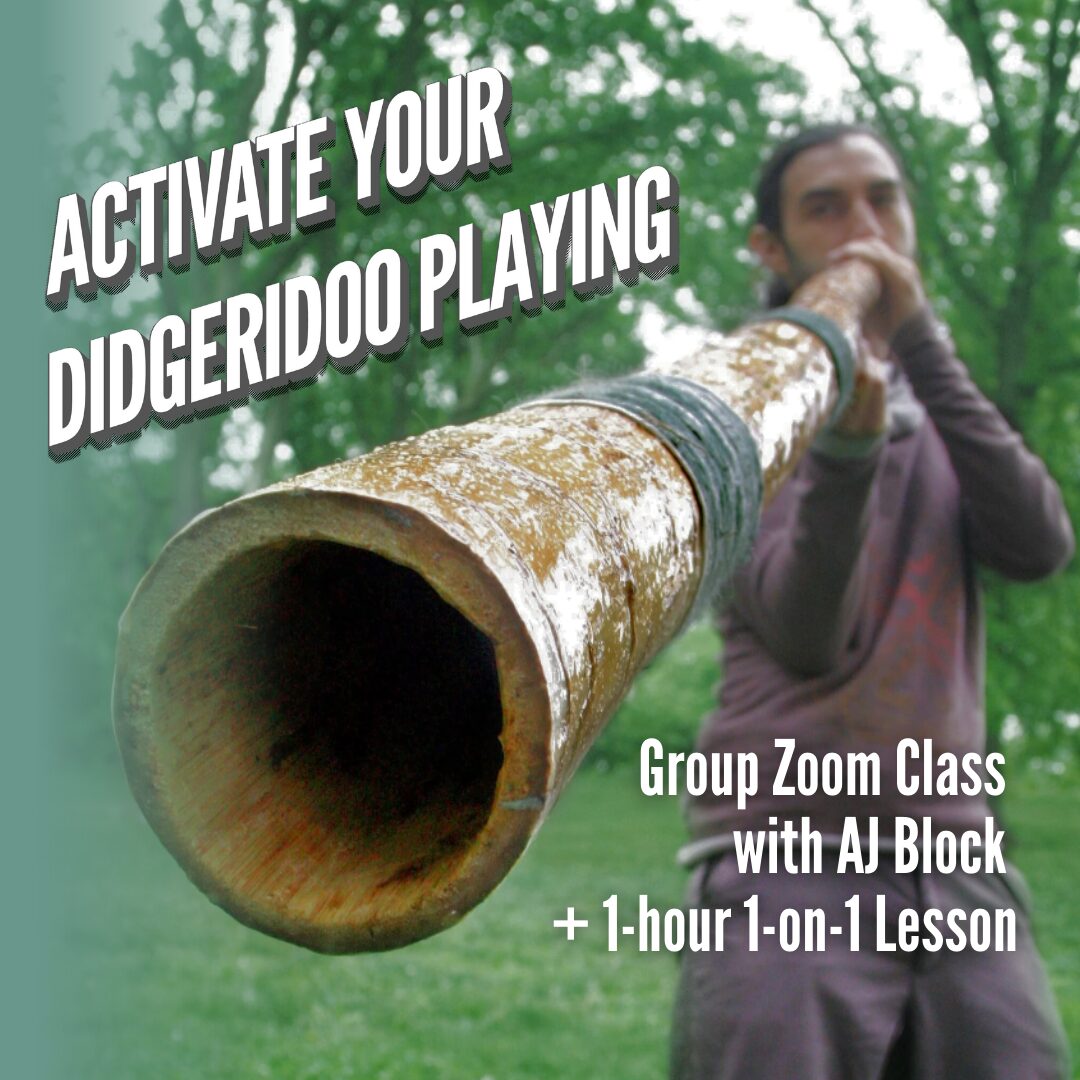 Activate Your Didgeridoo Playing, Group Didgeridoo Class, Feb 8, 2026