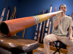 New Termite-Hollowed Aboriginal-Made Eucalyptus Didgeridoos